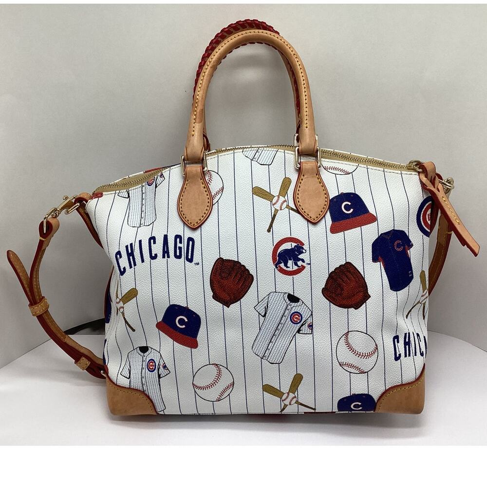 Dooney & Bourke Chicago Cubs Shoulder Hand Bag Rare - Picture 2 of 13